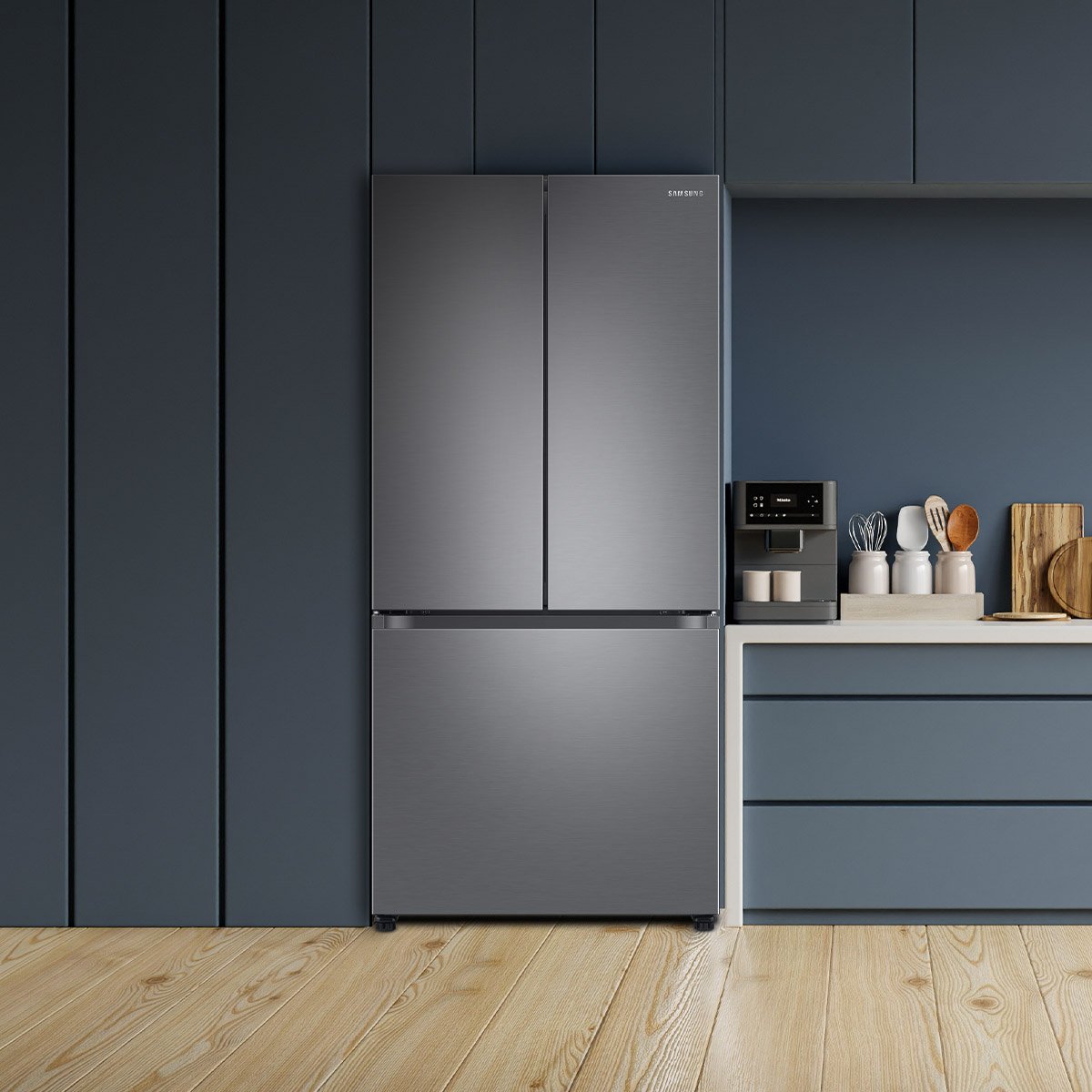 Refrigerador Samsung French Door  Rf25C5551S9/em con Despachador Fdr 25Ft