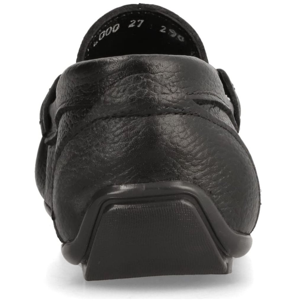 Mocasín en Piel para Hombre Negro Michel Domit