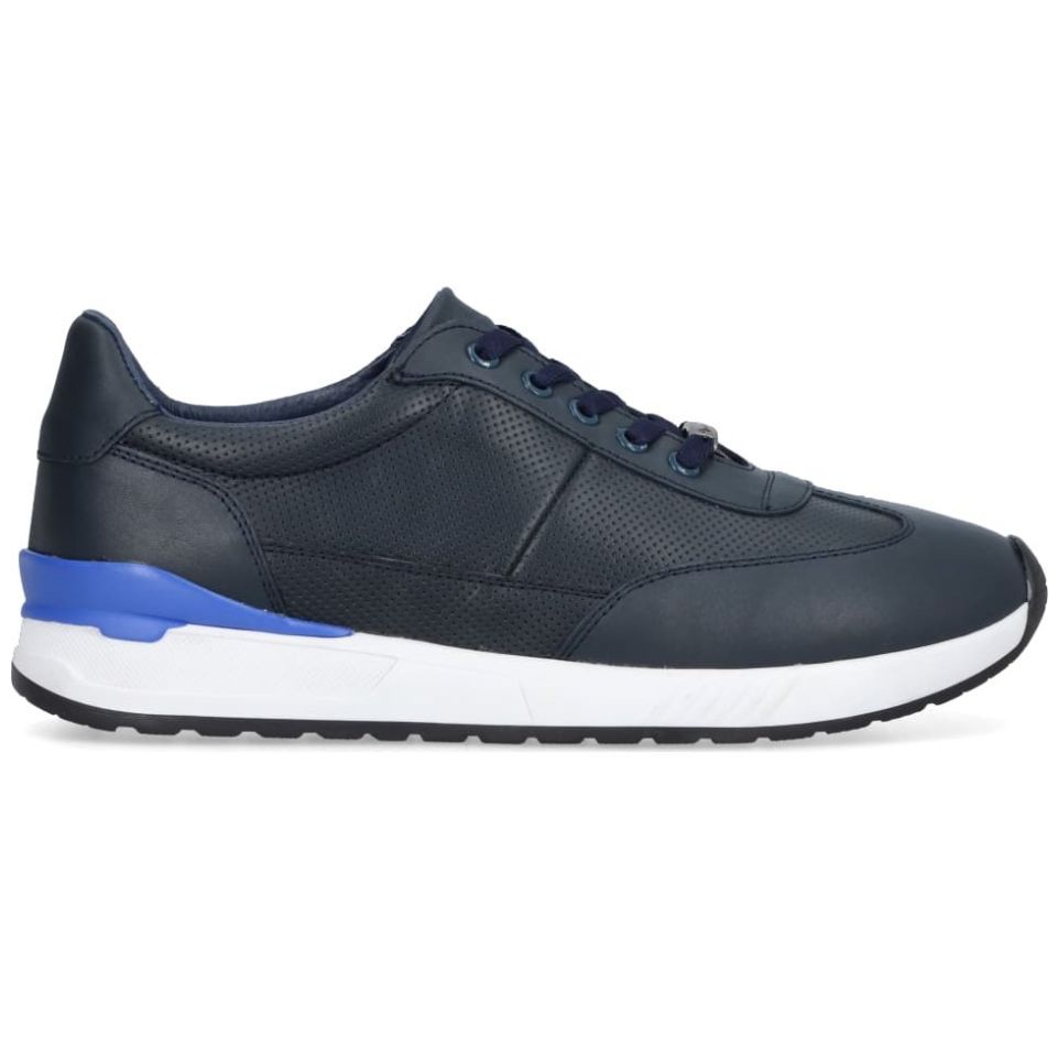 Tenis en Piel para Hombre Azul Michel Domit