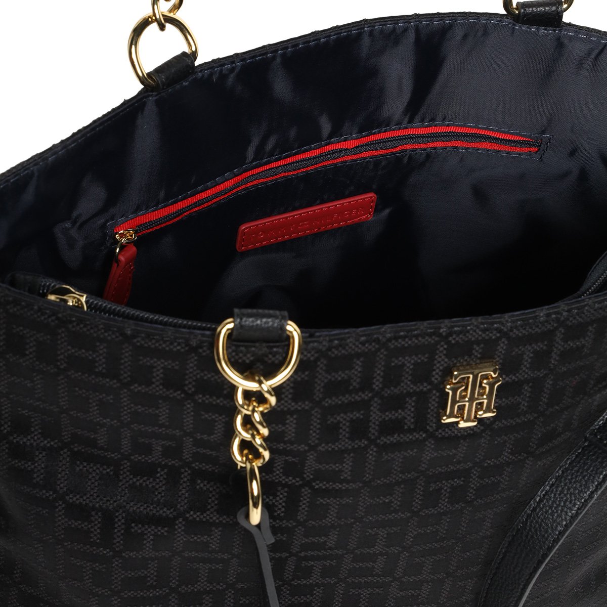 Tote Tommy Hilfiger Color Negro