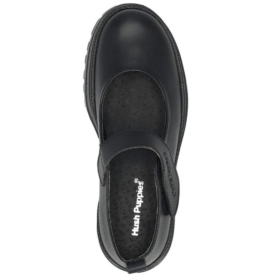 Zapato Escolar para Niña 18-24 Negro Hush Puppies