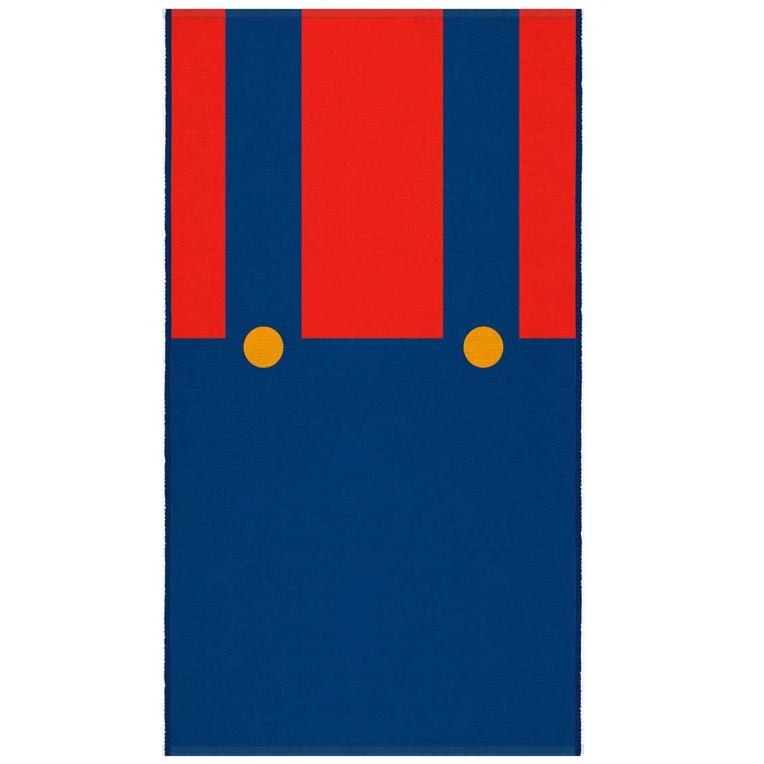 Toalla Playa Mario 1 Rojo 240G 74 Cm X 1.47 Mts Micf Mario Bros