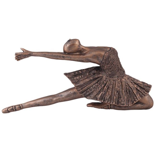 Home Nature Figura Decorativa de Pared Bailarina de Ballet 15.5*3.5*4 Cm