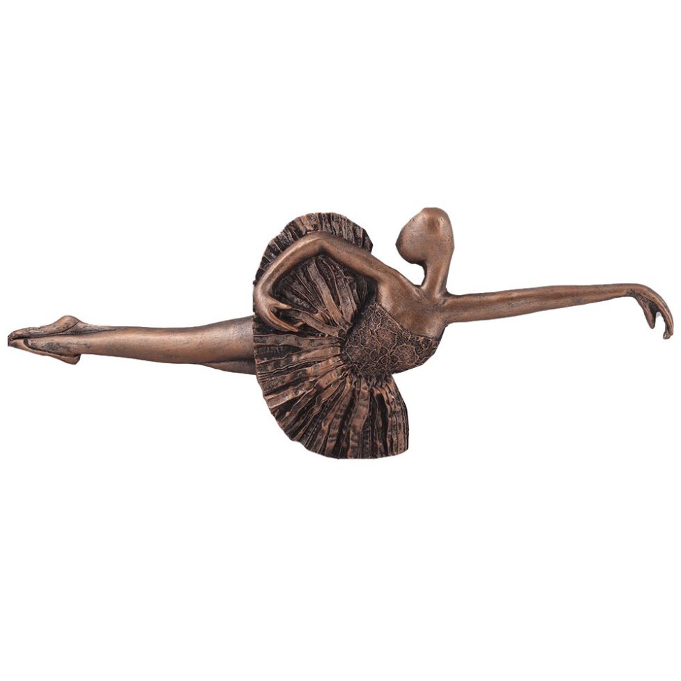 Home Nature Figura Decorativa de Pared Bailarina de Ballet 38*14.5*4.5