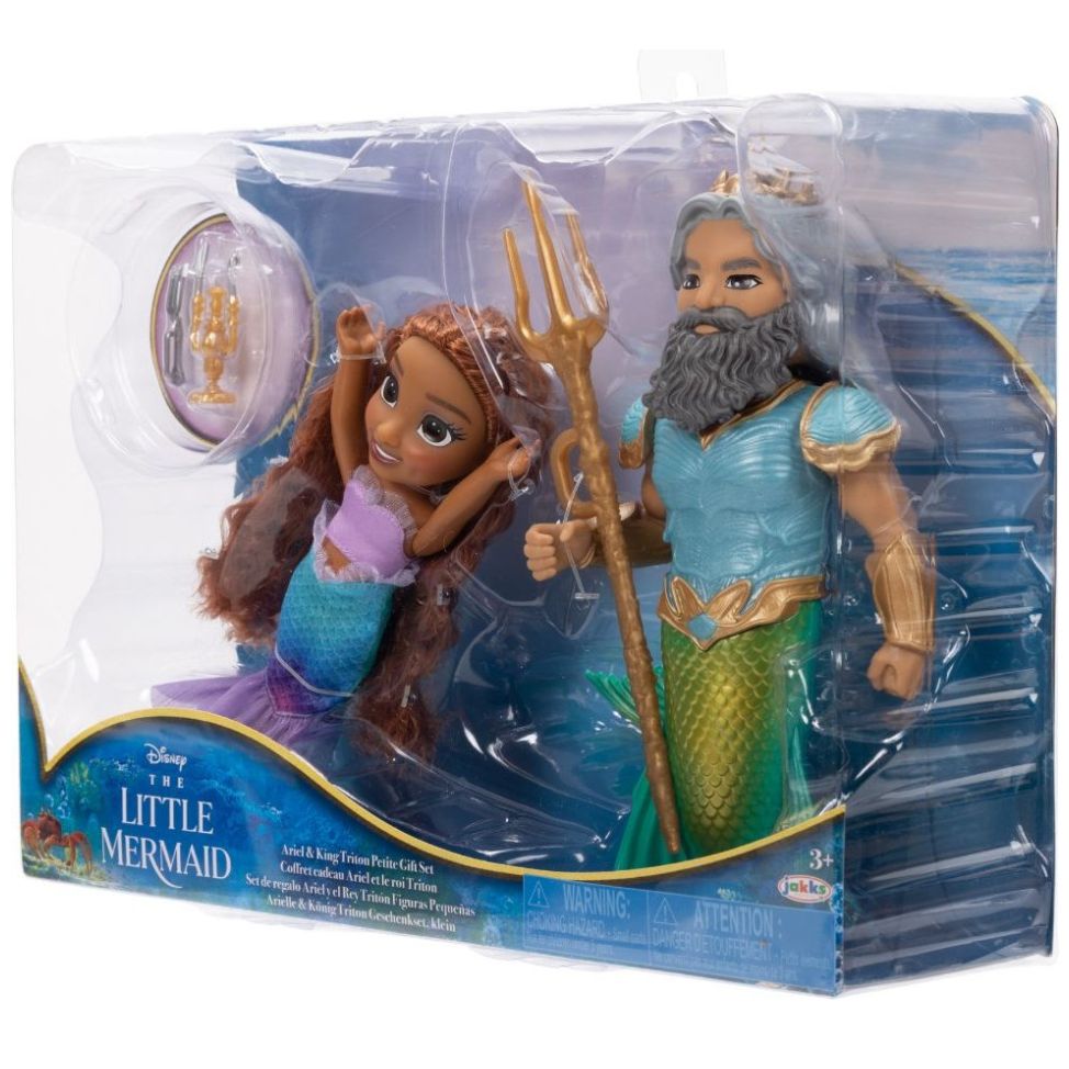Ariel Y el Rey Triton de la Pequeña Sirenita  Live Action