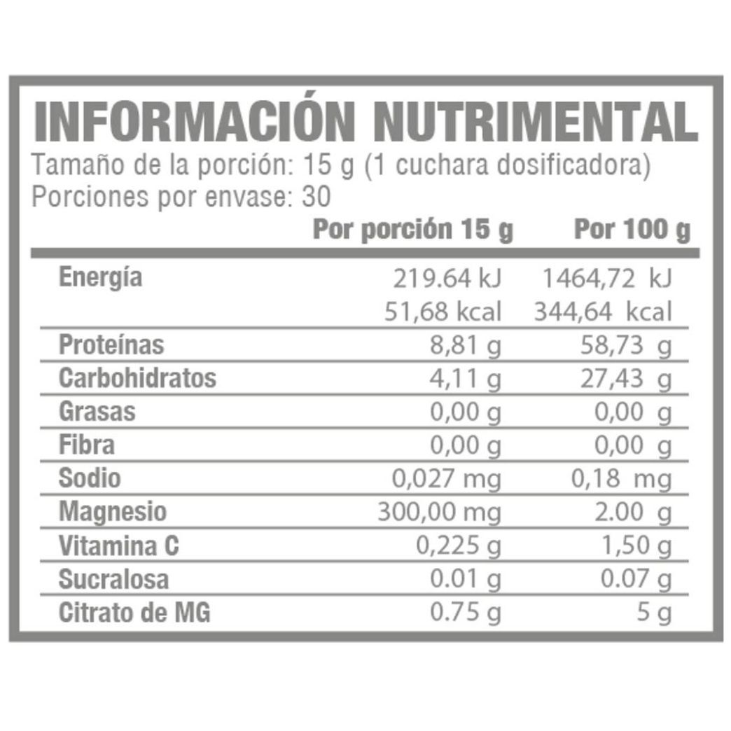 Colágeno Hidrolizado Y Citrato de Magnesio Life 180