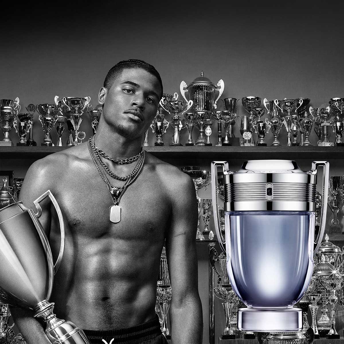 Paco Rabanne Invictus Set para Hombre Perfume Edt 100Ml + Desodorante 150Ml + Perfume de Bolsillo 10Ml
