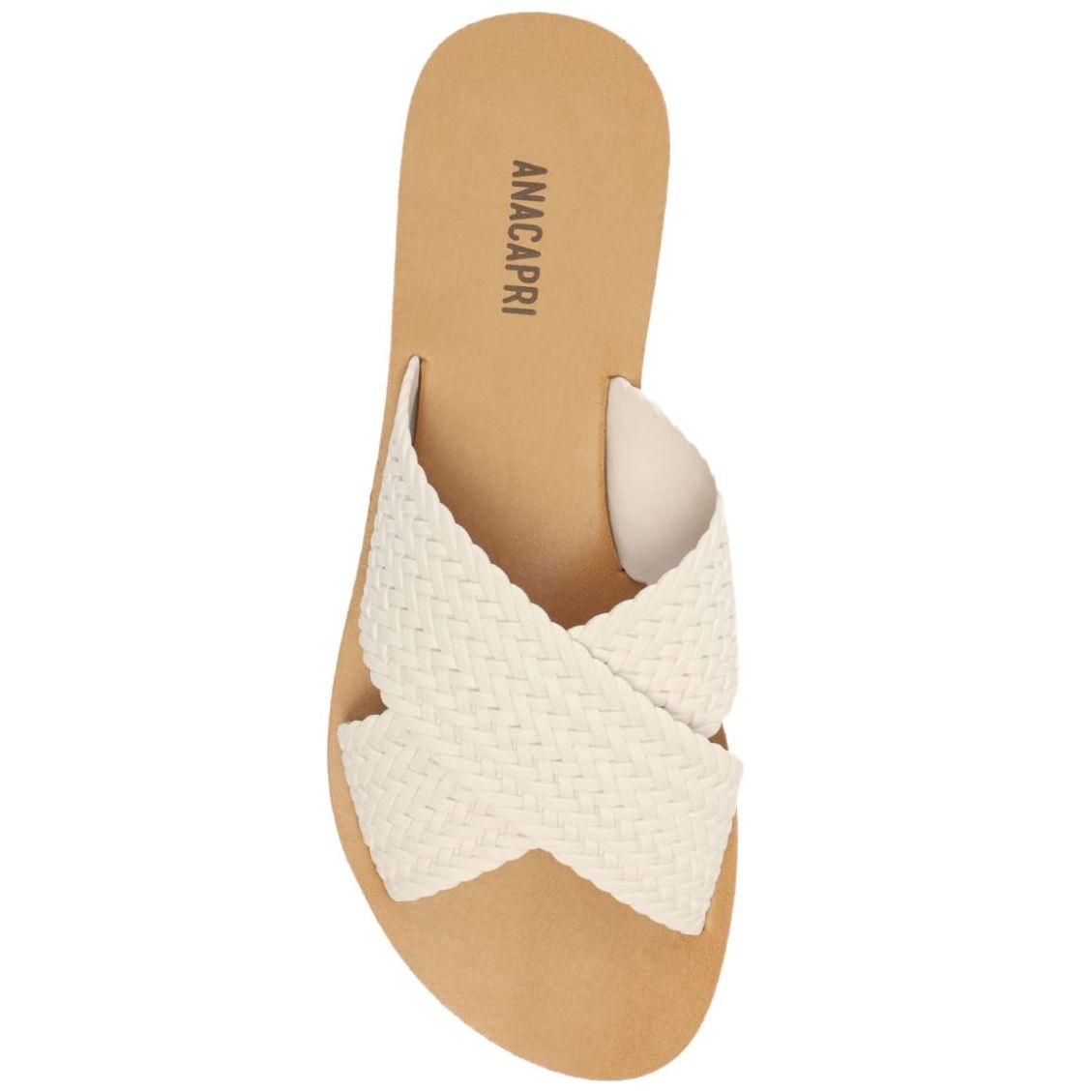 Sandalias con Tiras para Dama, Color Blanco Ana Capri