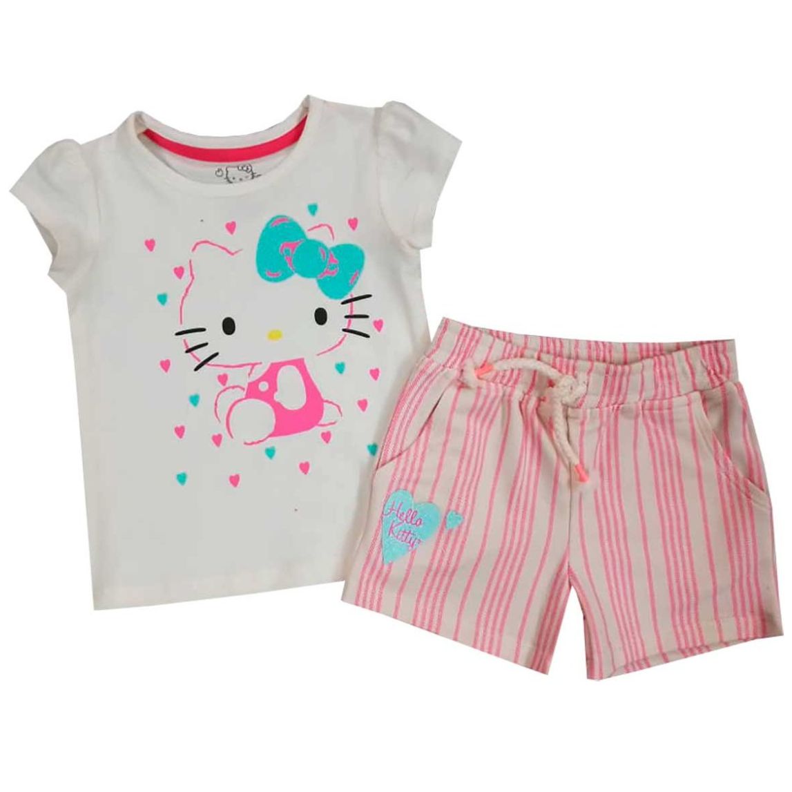 Conjunto para Bebé Short con Estampado Hello Kitty