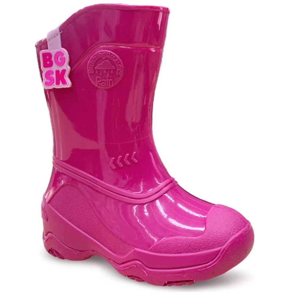 Botas De Lluvia Para Niña Con Luces - Brillantes, Resistentes Al Agua Y Fáciles De Poner, Talla 36