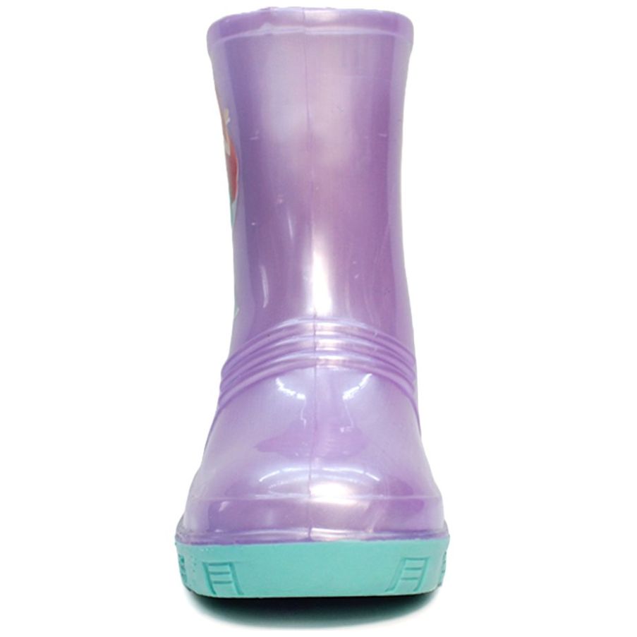 Bota de Lluvia para Niña Sirenita 13-20 Issa Morado Bubble Gummers