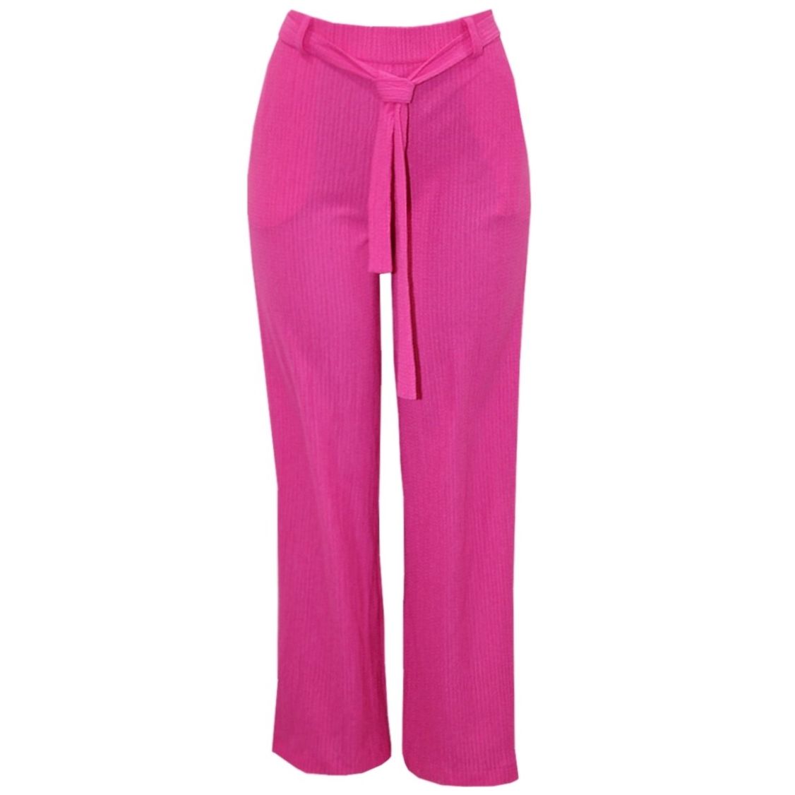 Pantalón Rosa Obscuro Corte Recto Connie Klein