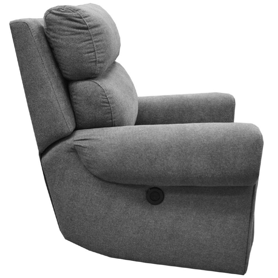 Sillón Reclinable Eléctrico Cleo Gris Muebles Liz