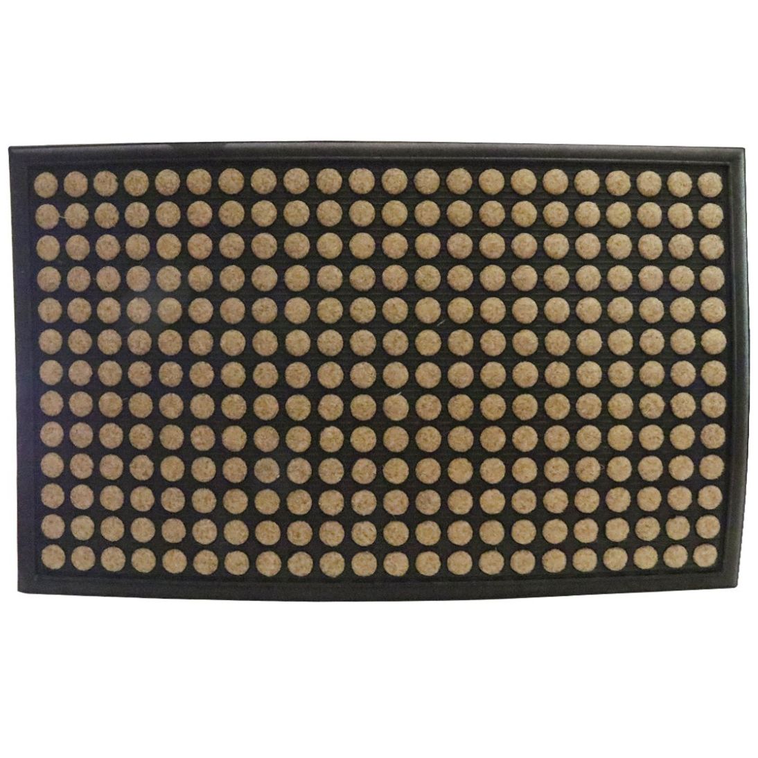 Home Nature Tapete de Fibra de Coco Cuadros Chicos