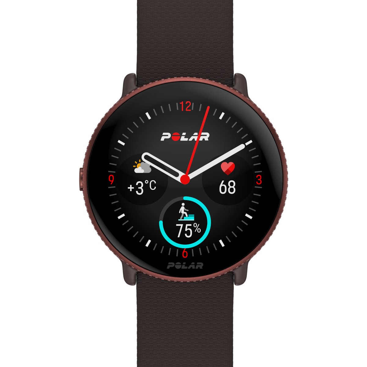 Reloj Monitor Polar Ignite 3 Café