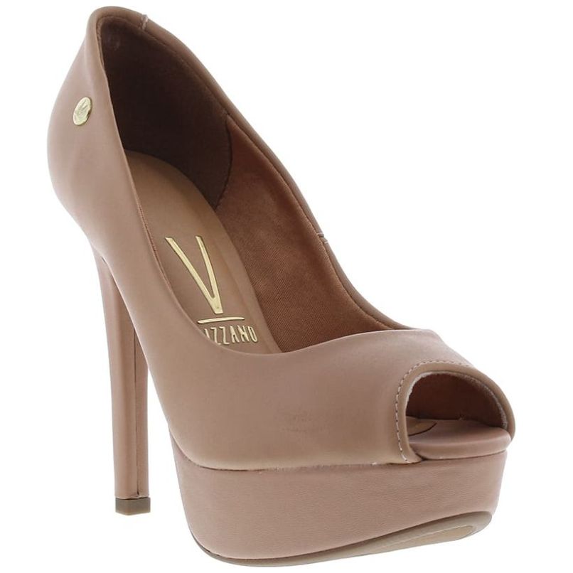 Peep toe nude store vizzano