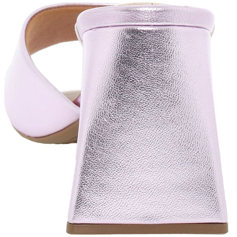 Sandalia Metalizada con Tacón Vizzano