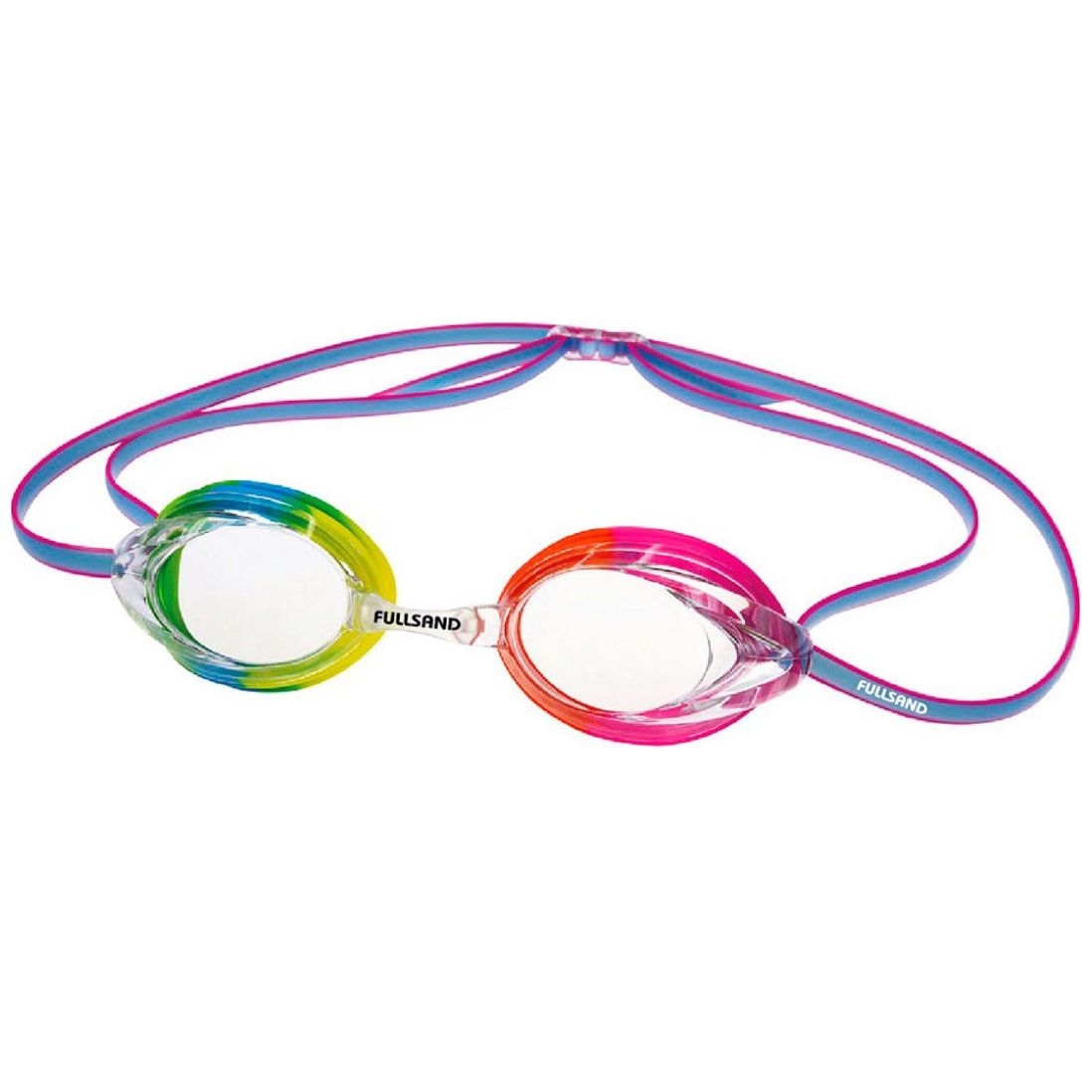 Goggle Multicolor para Natación con Protección Uv para Adulto