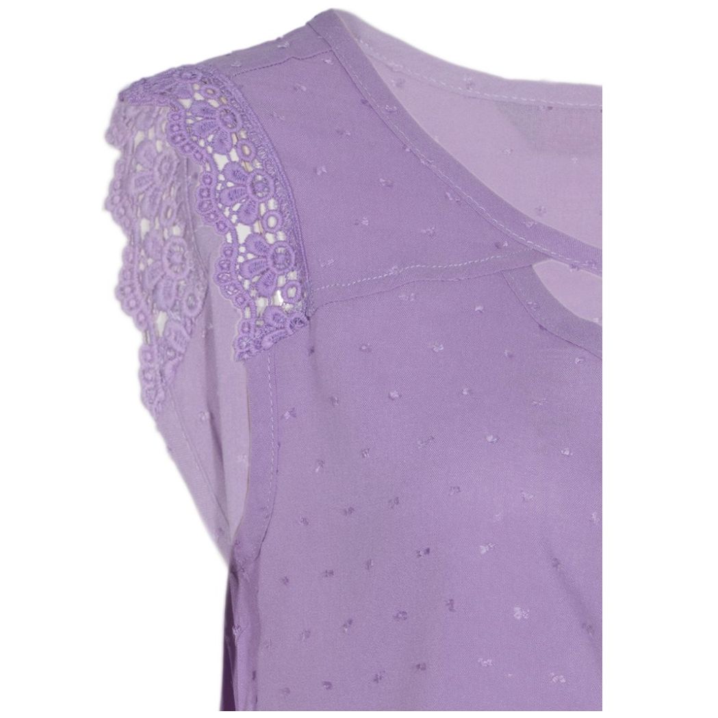 Blusa Sin Manga Escote con Amarre 7Junior