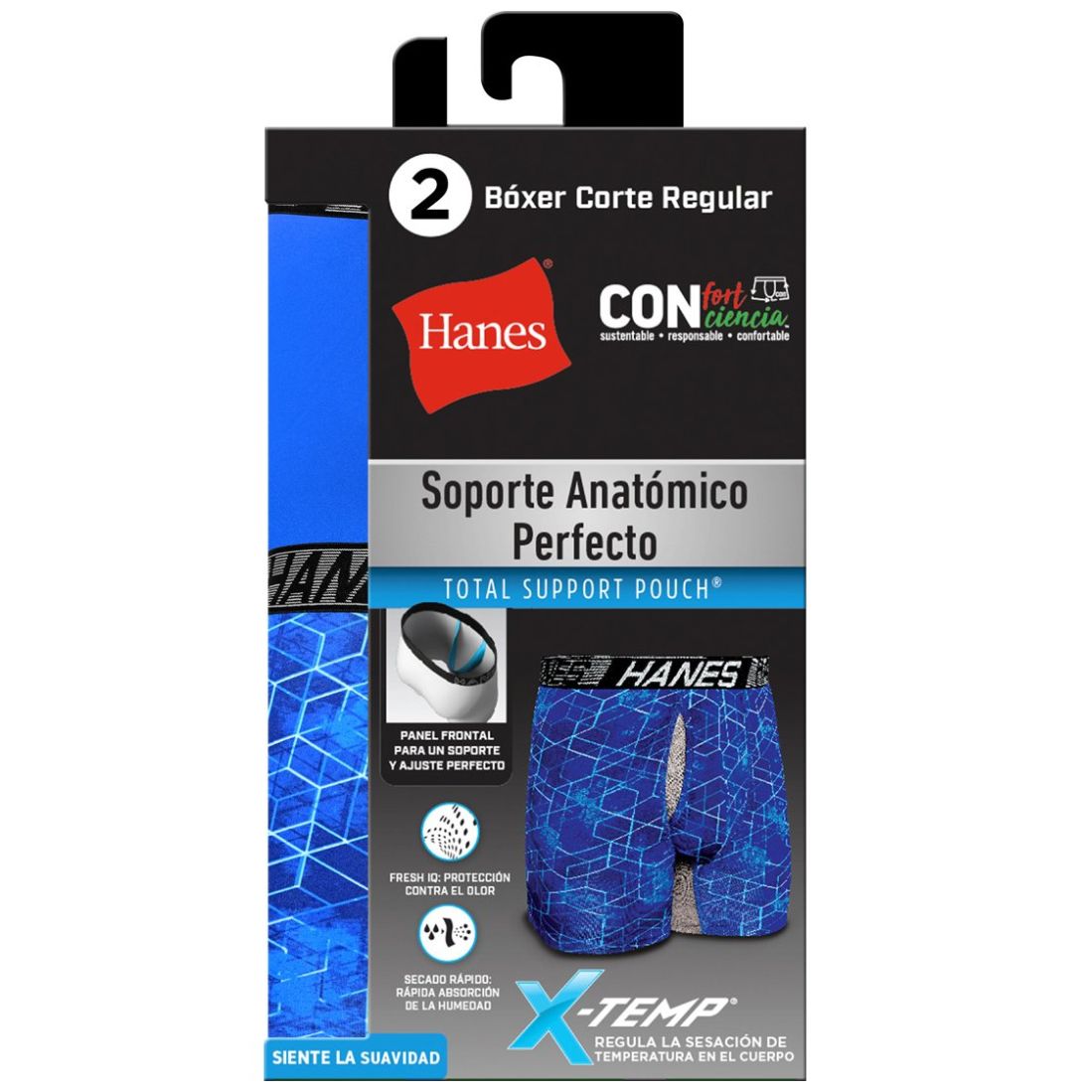 Bóxer para Hombre Creg 2 Pack Hanes