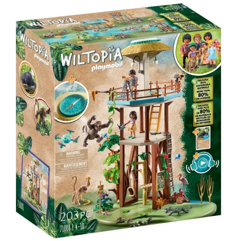 Wiltopia Torre de Investigacion con Br Playmobil