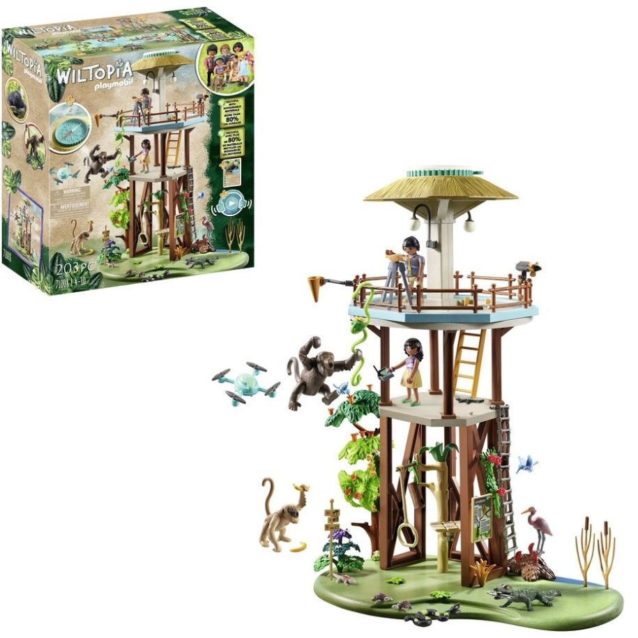 Wiltopia Torre de Investigacion con Br Playmobil