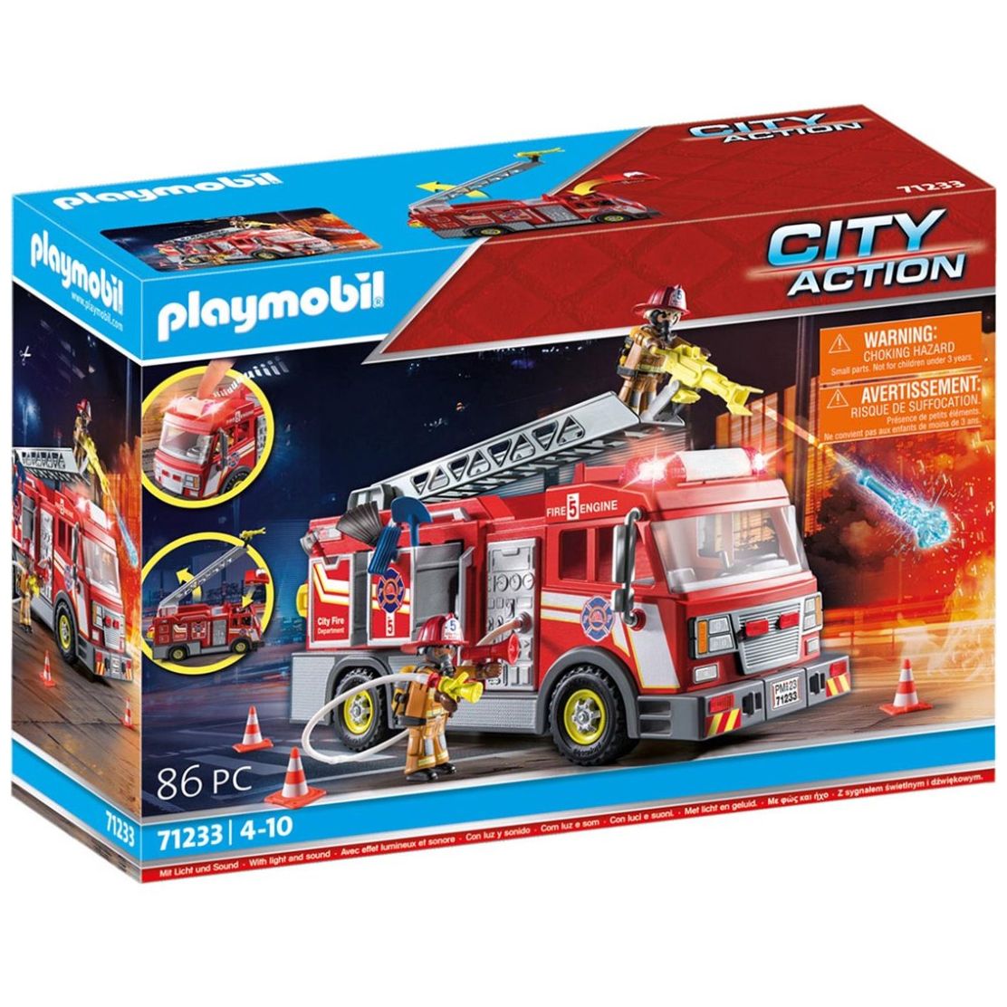 City Action Camion de Bomberos Playmobil