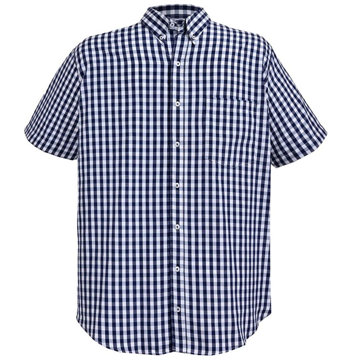 Camisa para Hombre Manga Corta a Cuadros Cavalatti