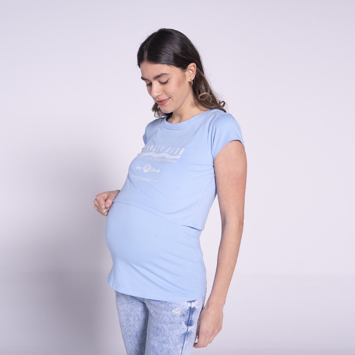 Camiseta para Mujer Lactancia Vixara Maternity
