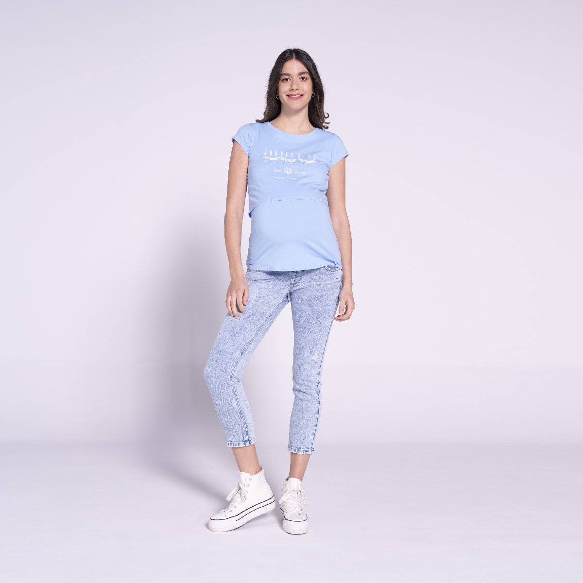 Camiseta para Mujer Lactancia Vixara Maternity