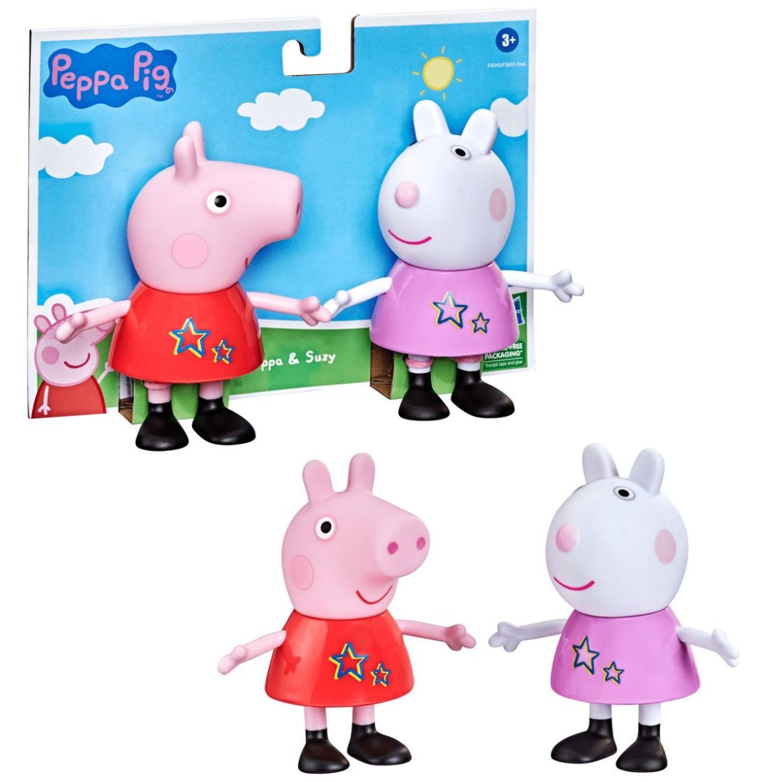 Peppa Pig y George Paquete con 2 Figuras