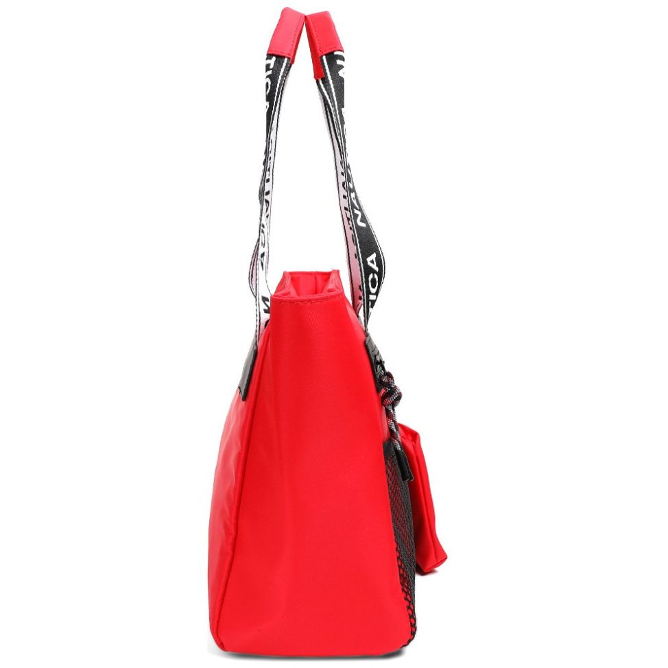 Bolsa Estilo Tote Color Rojo Marca Náutica