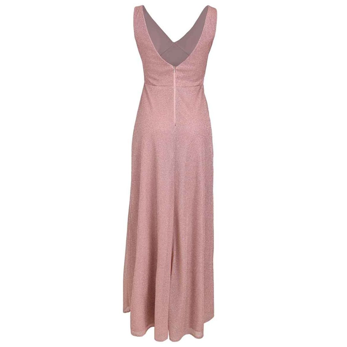 Vestido Largo Escote Profundo Pink Gallery para Mujer