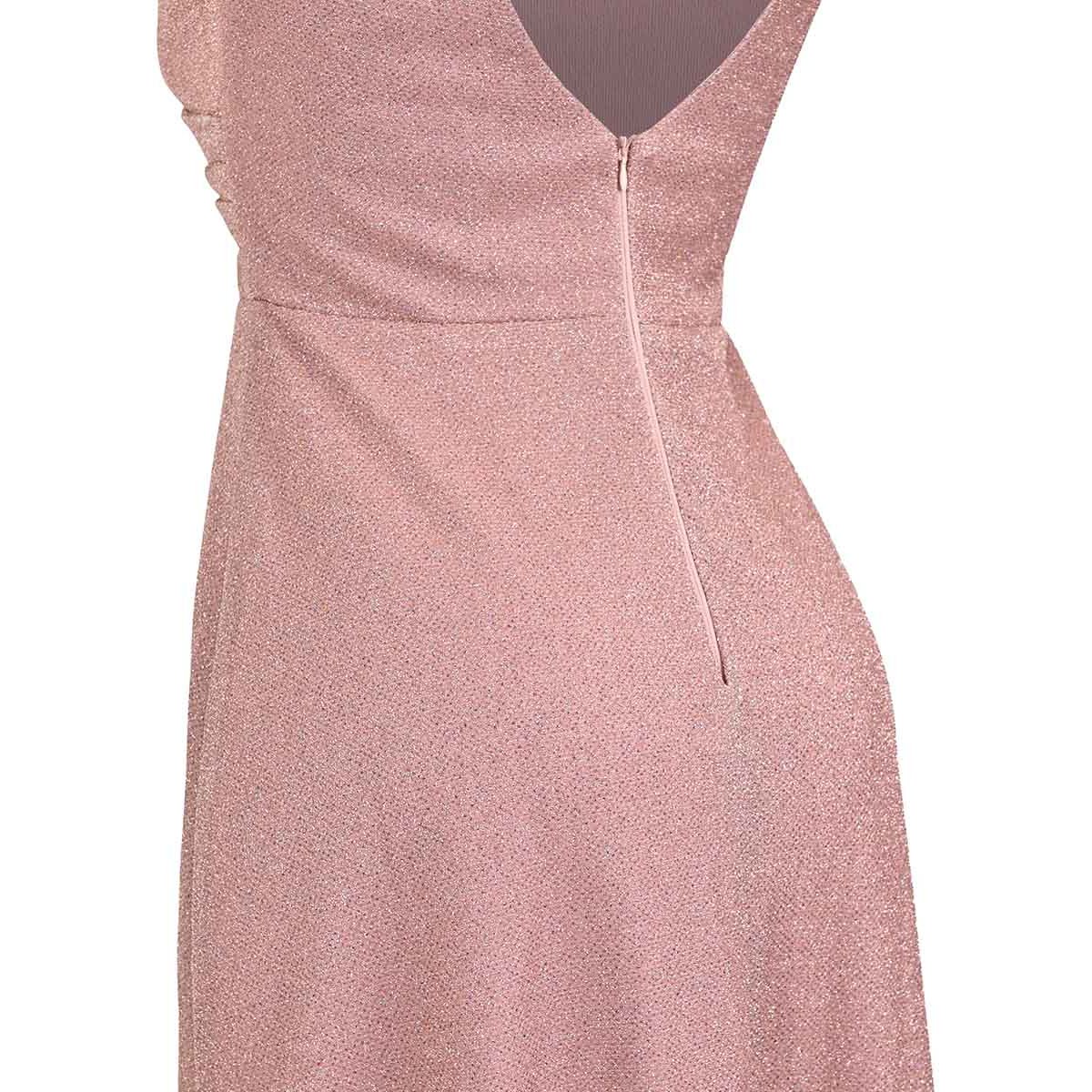 Vestido Largo Escote Profundo Pink Gallery para Mujer