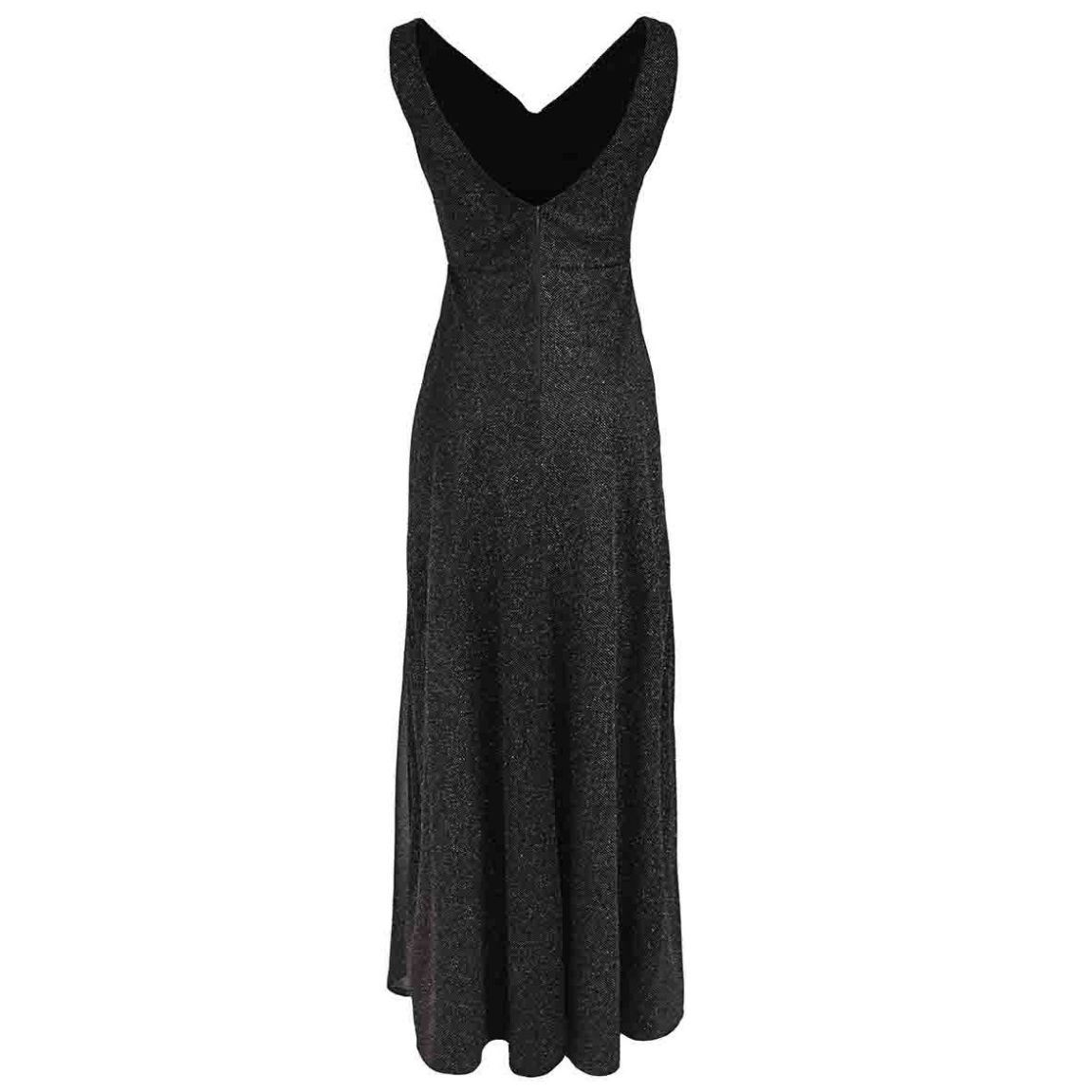 Vestido Largo Escote Profundo Pink Gallery para Mujer