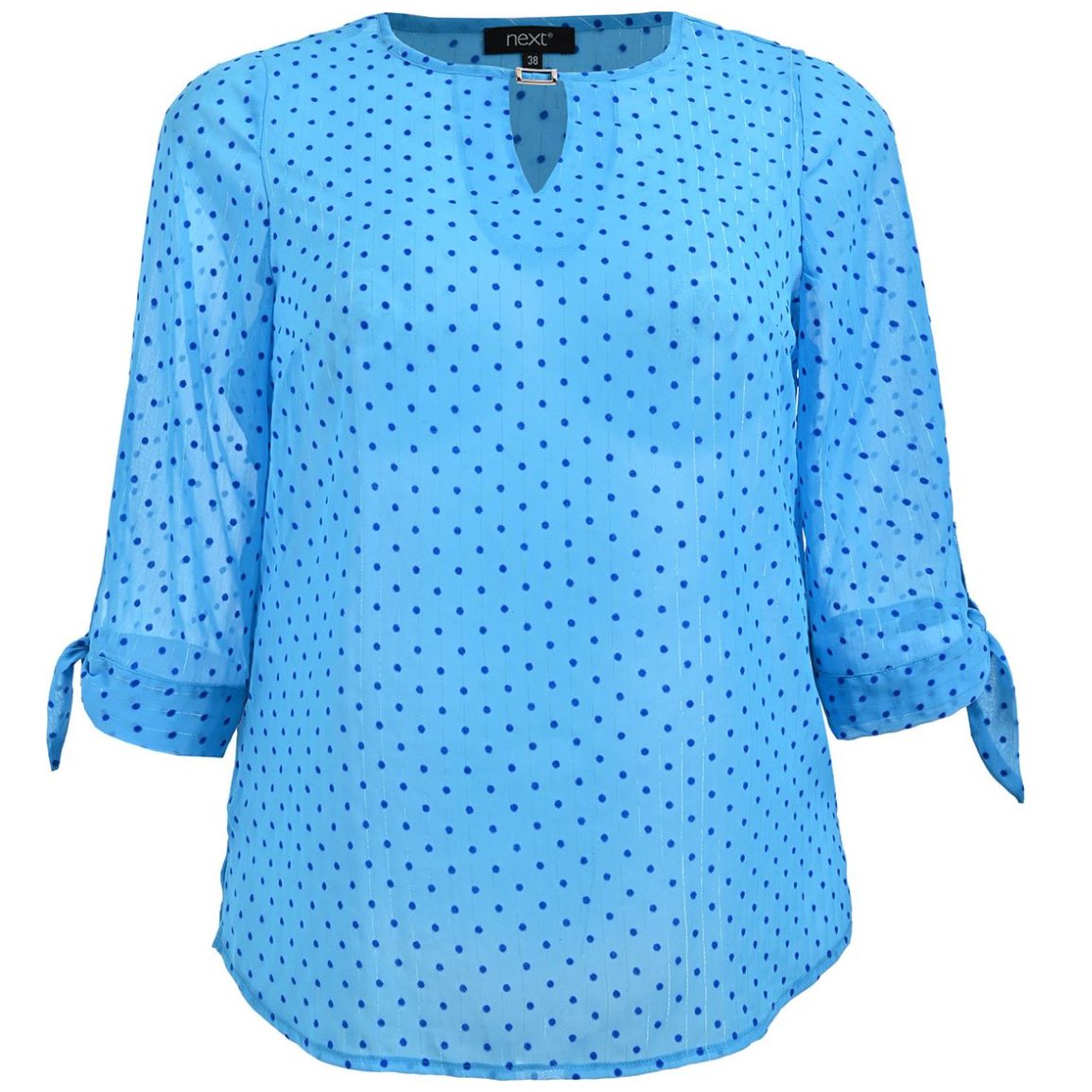 Blusa para Mujer Shiffon Estampado Lunares Manga 3/4  Next