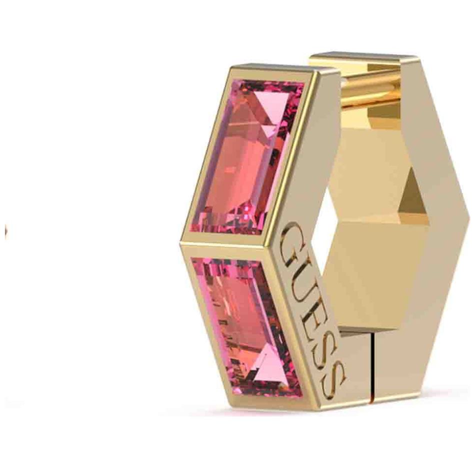 Arracadas Huggie Me Dorado  Guess