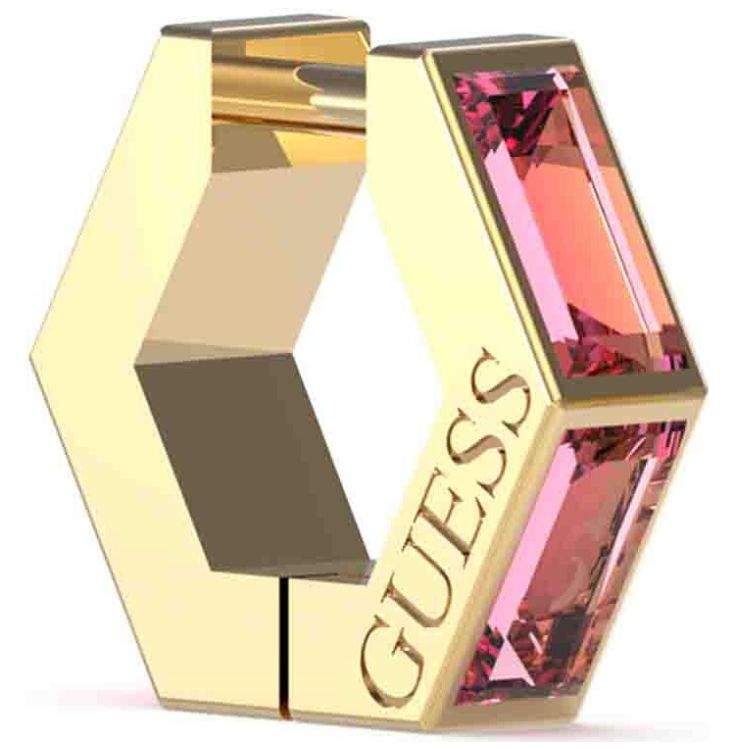 Arracadas Huggie Me Dorado  Guess