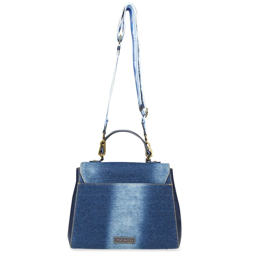 Bolso Satchel Azul Steve Madden Bzaya-D Denfa