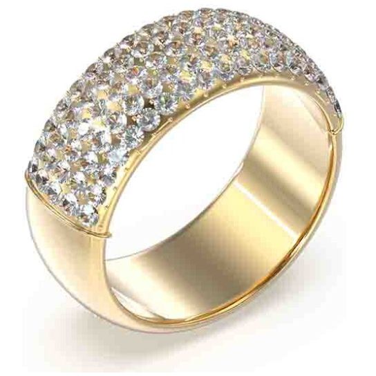 Anillo Guess It's Raining Rings Dorado