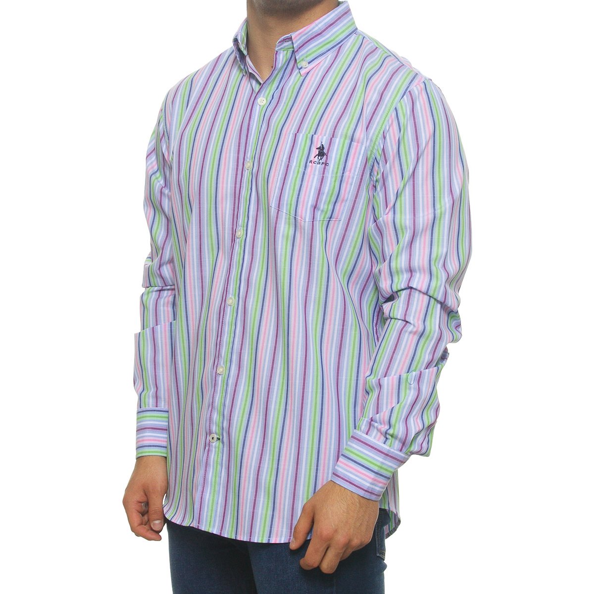 Camisa Casual Manga Larga para Hombre Polo Club