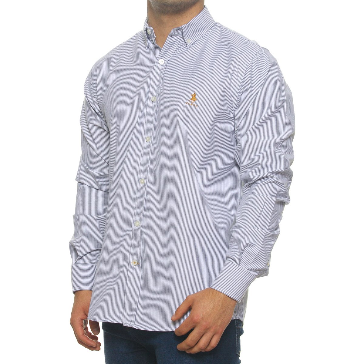 Camisa Casual Manga Larga para Hombre Polo Club