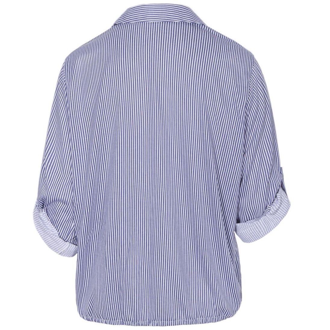 Blusa para Mujer Petite Company Manga Larga Cuello Camisero Diseño: Rayas Petite Compañy
