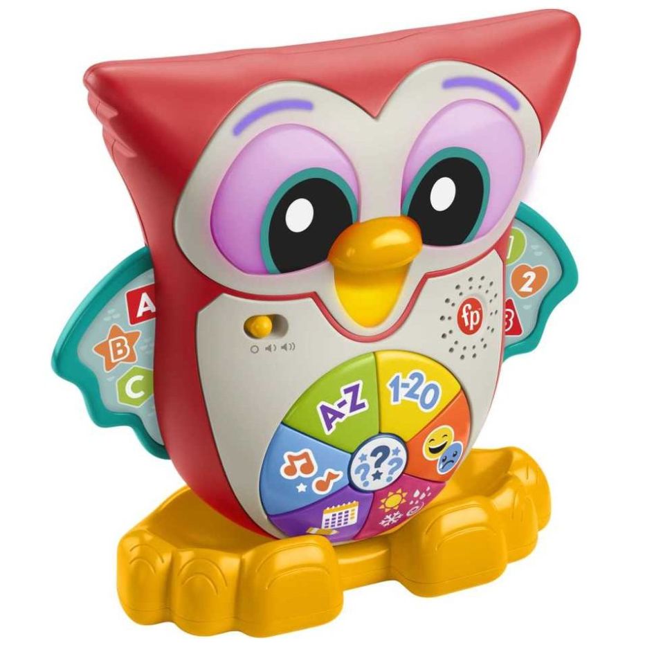 Fisher-Price Linkimals Juguete para Bebé Búho Ojos Luminosos