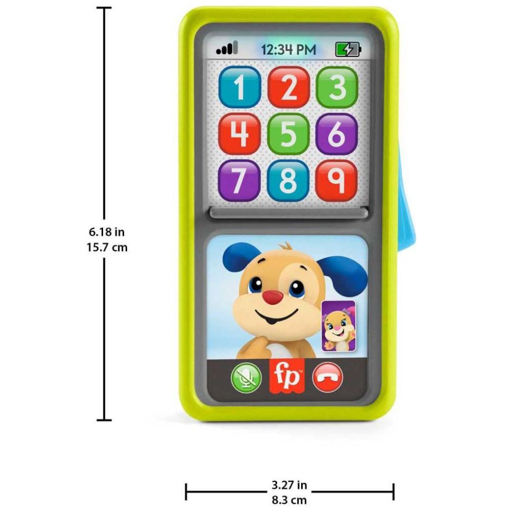 Juguete para Bebés Fisher-Price Smartphone Aprendizaje Verde