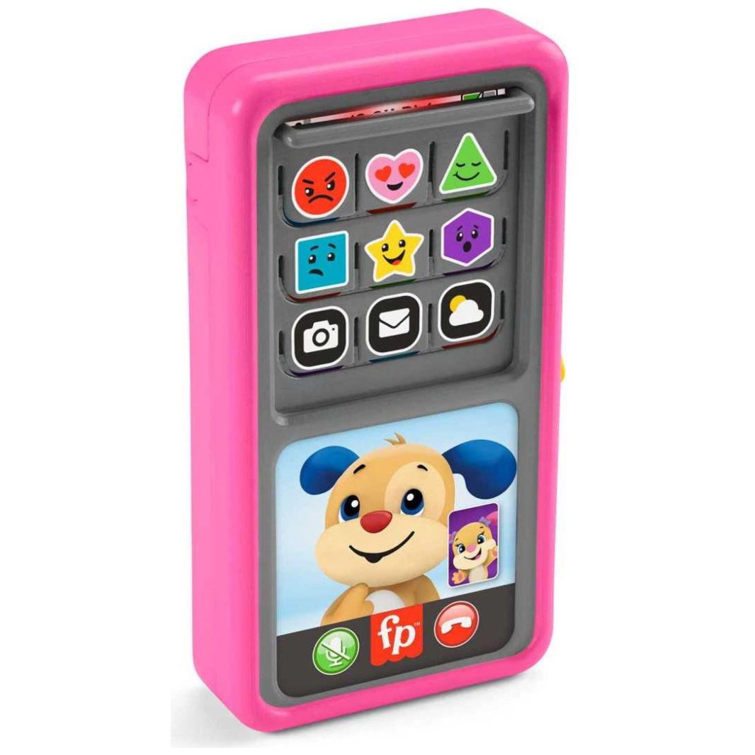 Juguete Smartphone Fisher-Price Deluxe de Aprendizaje Rosa