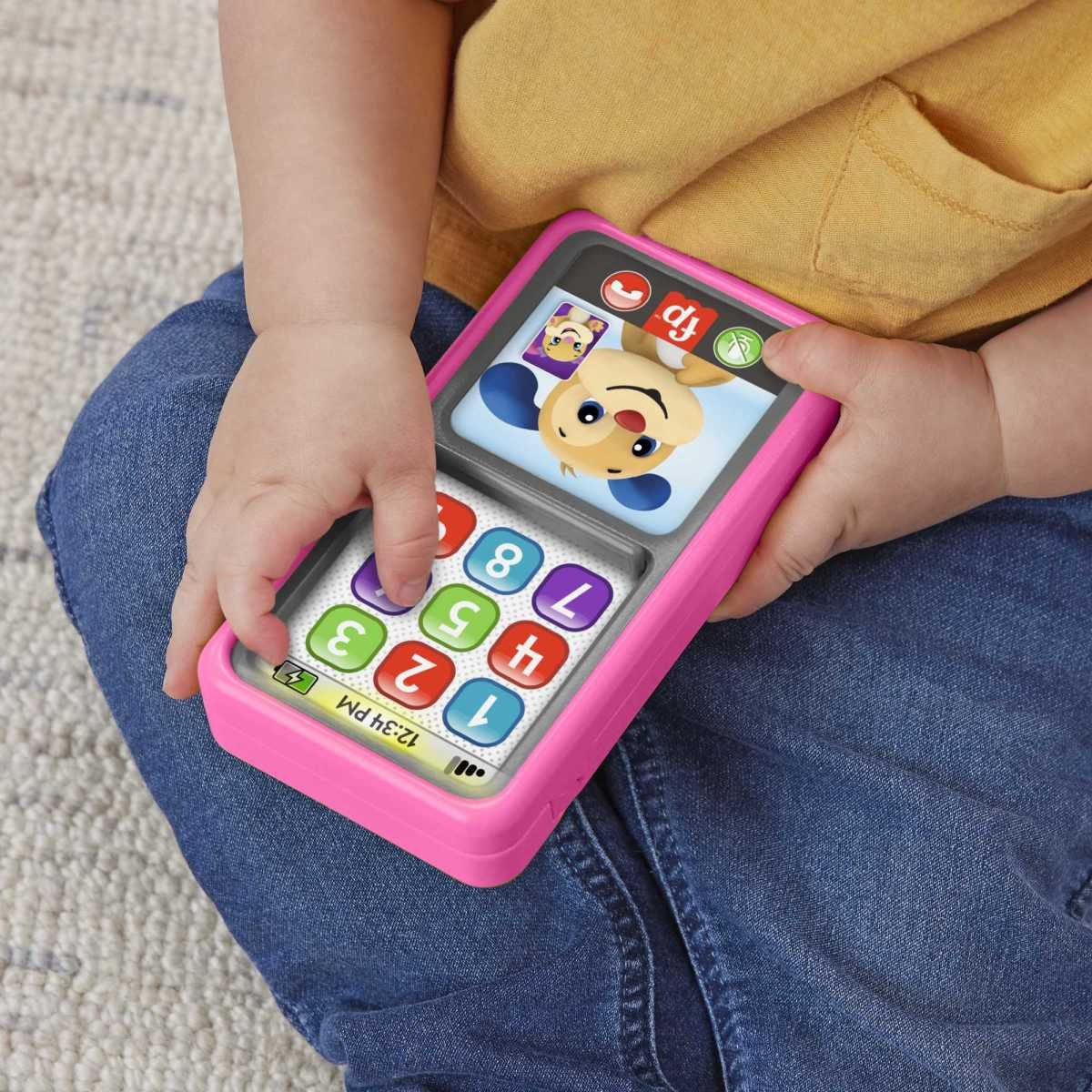 Juguete Smartphone Fisher-Price Deluxe de Aprendizaje Rosa
