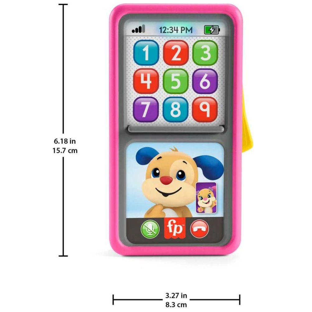 Juguete Smartphone Fisher-Price Deluxe de Aprendizaje Rosa
