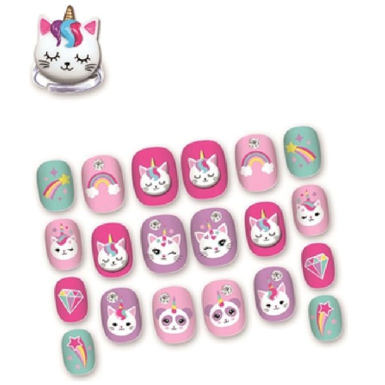 Juego para Uñas Glamorosas Caticorn