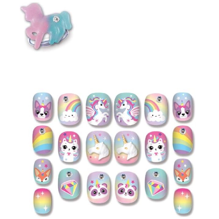 Juego para Uñas Glamoroso Brilla en la Oscuridad